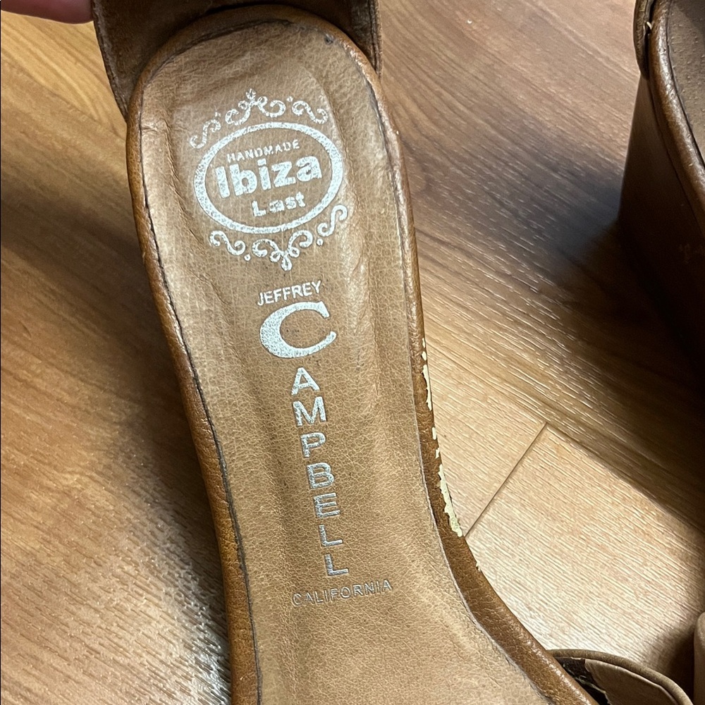 Jeffrey Campbell Brown Heeled Sandals - Picture 2 of 7